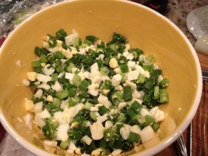 Mom's green onion salad