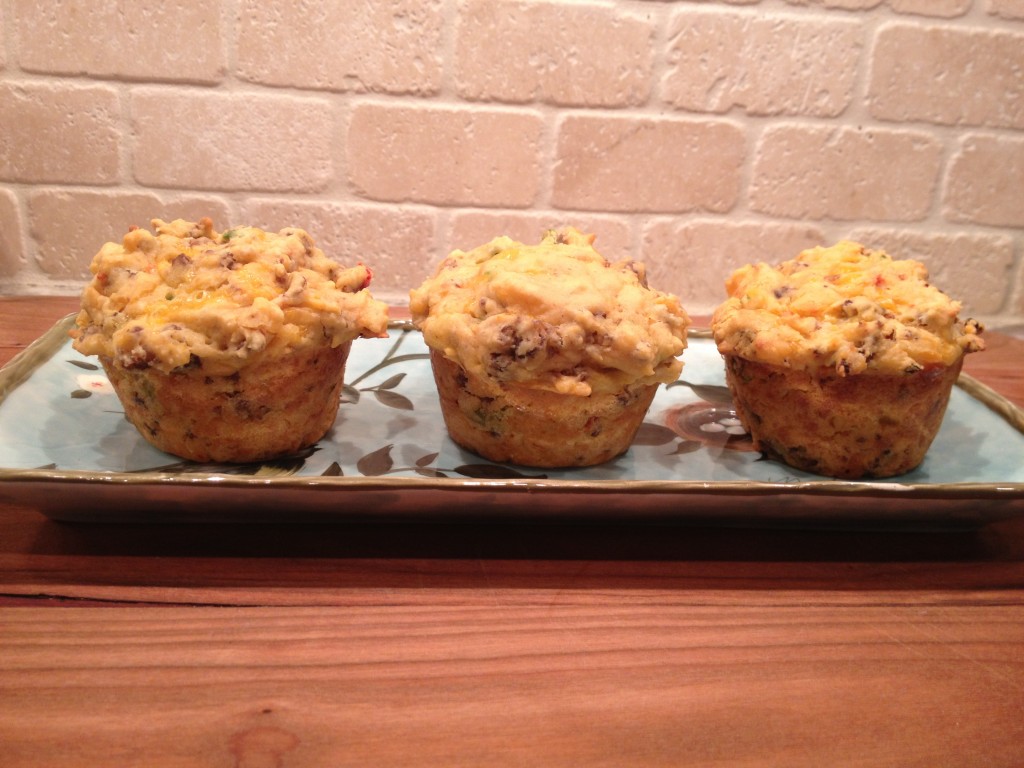 Easy sausage breakfast muffins Bisquick