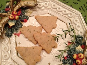 Rosemary Shortbread Cookies