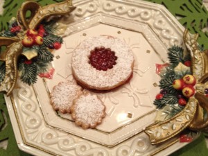 Linzer cookies