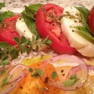 Tomato Mozzarella Salad with fresh herbs