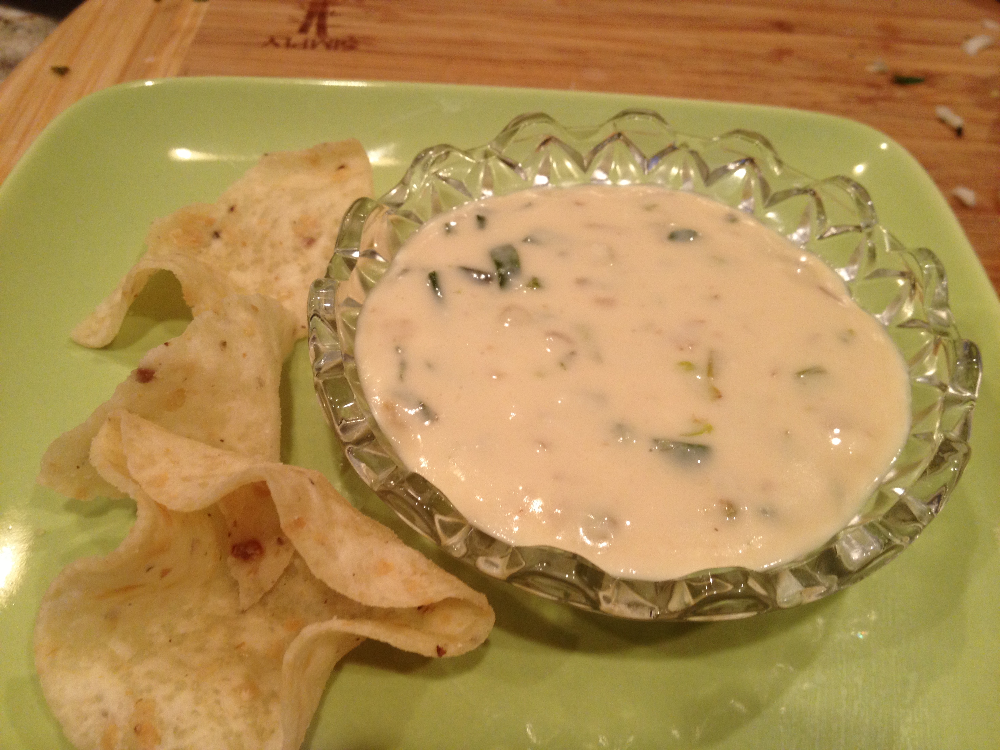 Casa Ole Chile Con Queso Cooking In