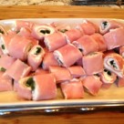 Party Ham Rolls & Cream Cheese